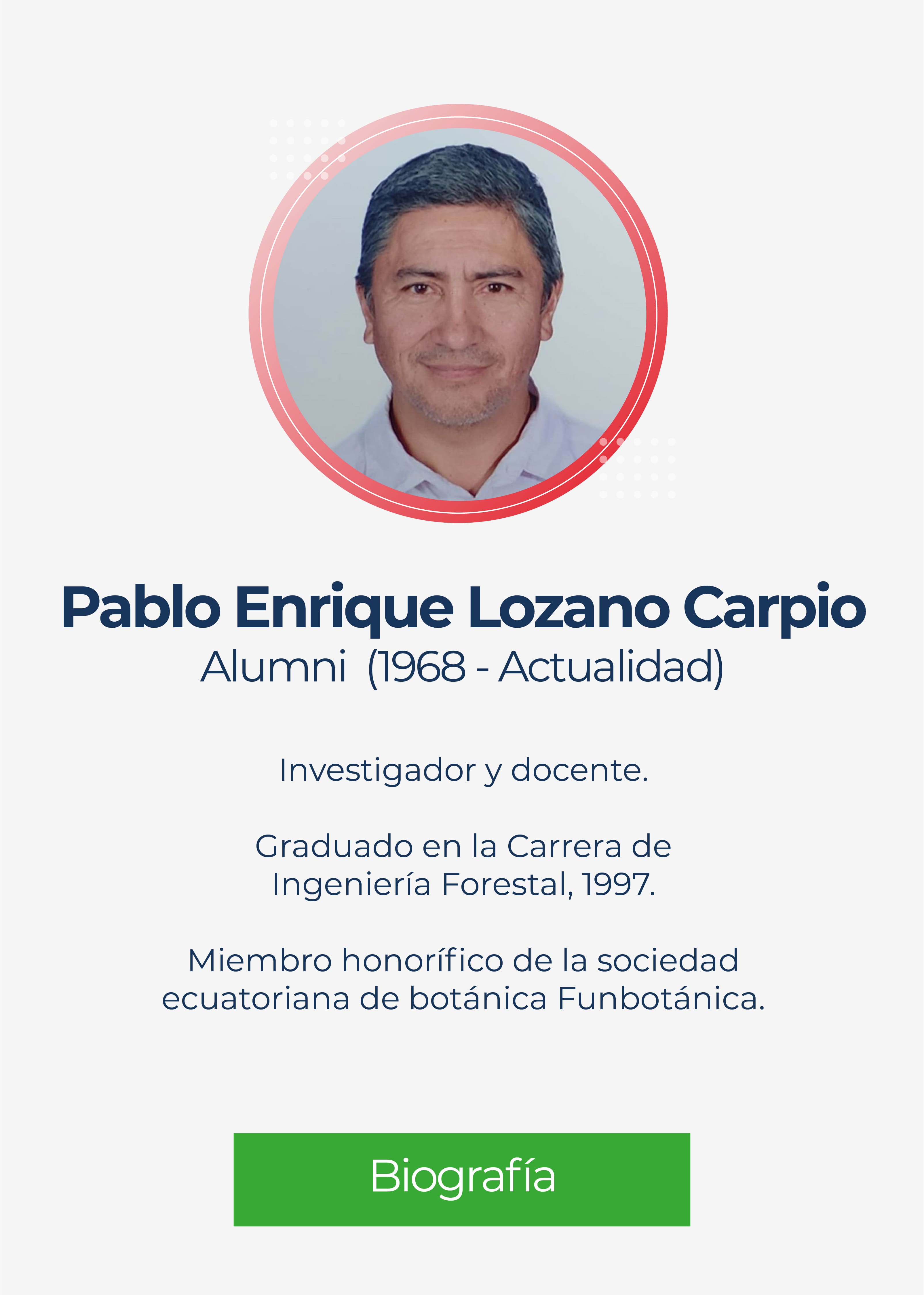 Pablo Enrique Lozano Carpio